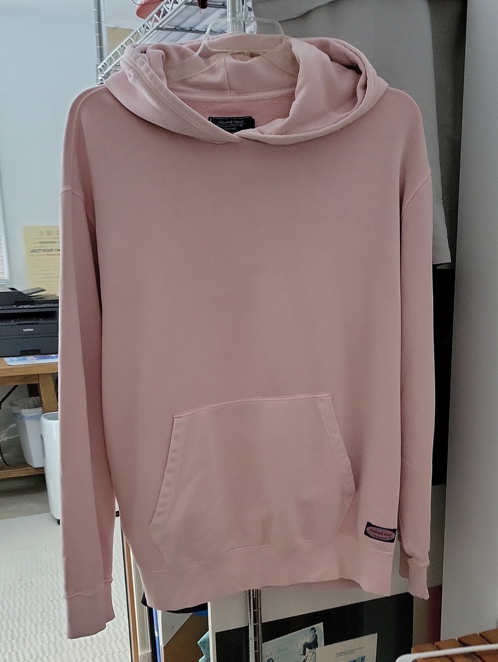 Vinyard Vines Size XL Light Pink Crewneck Hoodie - Pullover